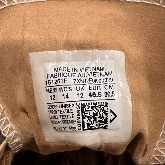 Converse charcoal grey and cream Low-Top Sneakers - Picture 5 of 11